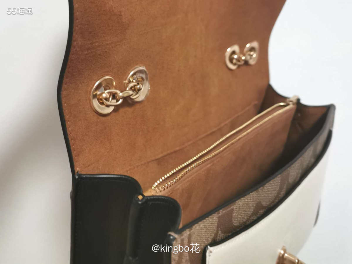 🔴蔻驰lane老花链条包，超经典的翻盖包型搭配C字logo