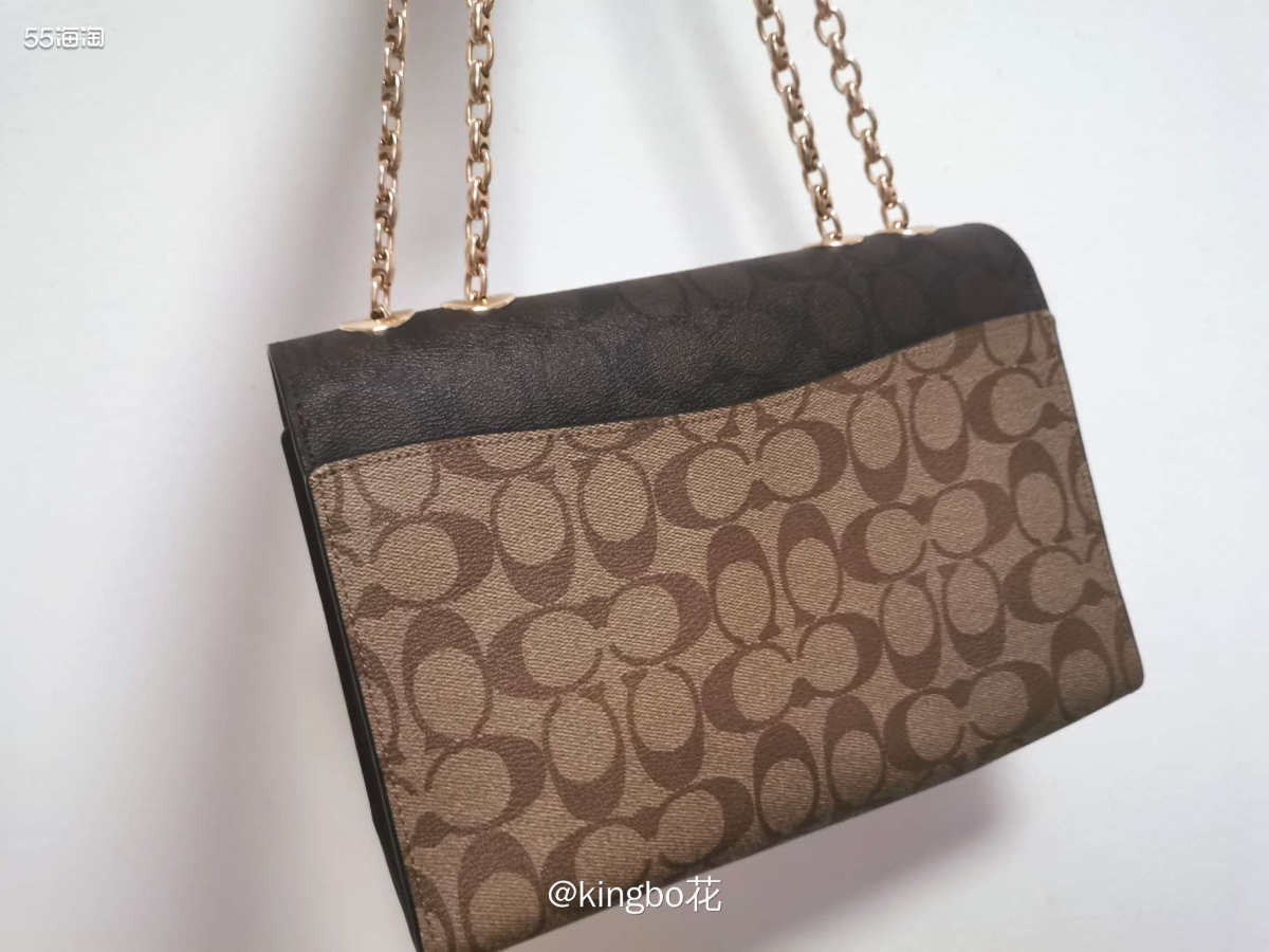 🔴蔻驰lane老花链条包，超经典的翻盖包型搭配C字logo