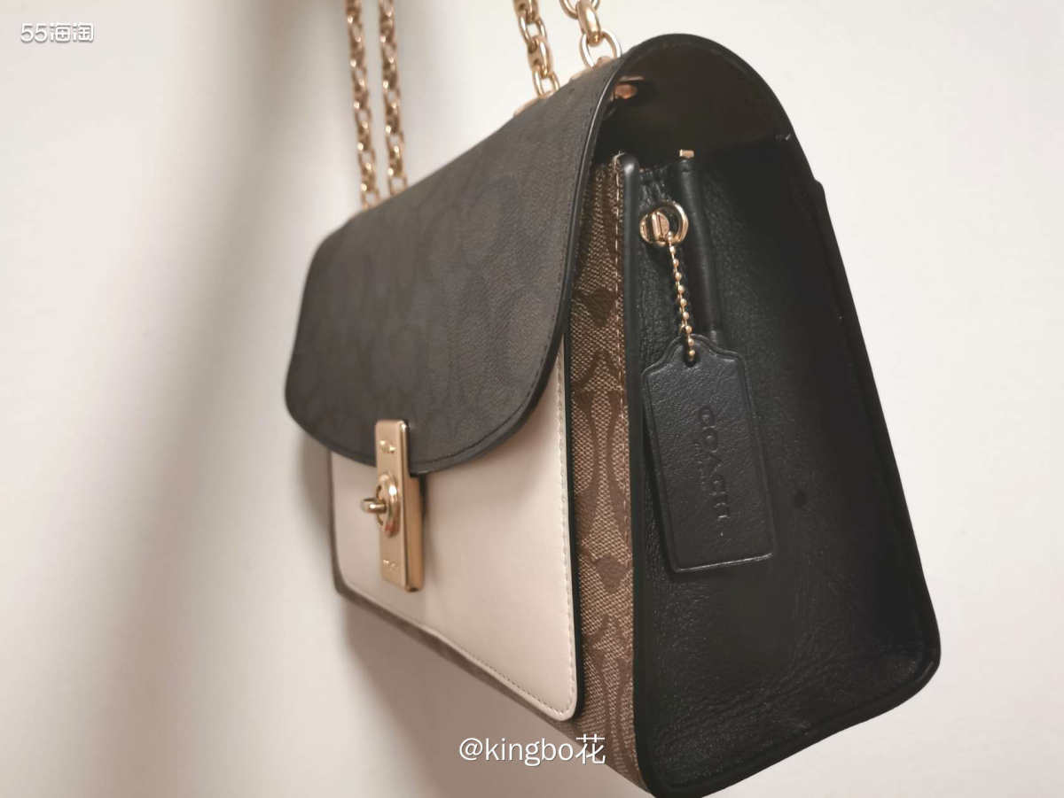 🔴蔻驰lane老花链条包，超经典的翻盖包型搭配C字logo