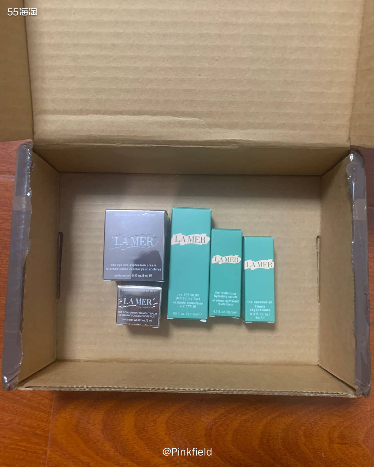 ➰上一单开箱的格莱魅泡泡面膜就是为了跟这单海蓝之谜小样合箱才