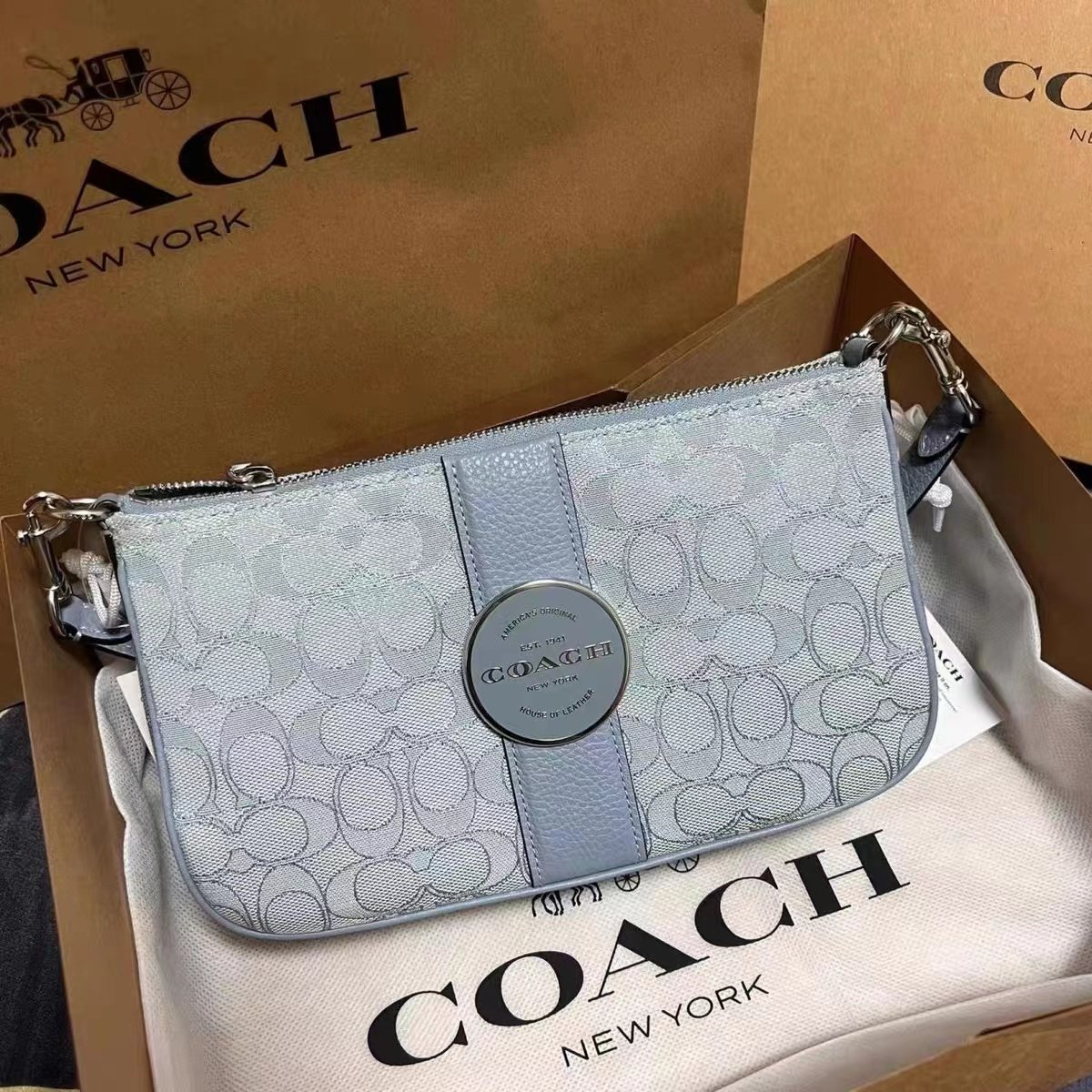 Coach蔻驰包包海淘真是白菜价！ 这款Coach  Lon