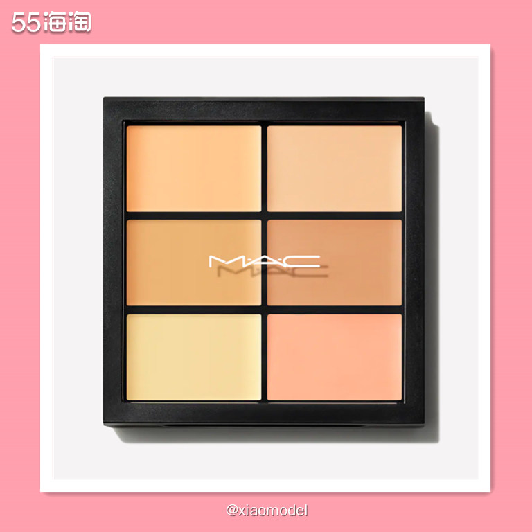 🌷今天终于把MAC六色遮瑕盘Light色号收入囊中，虽然不