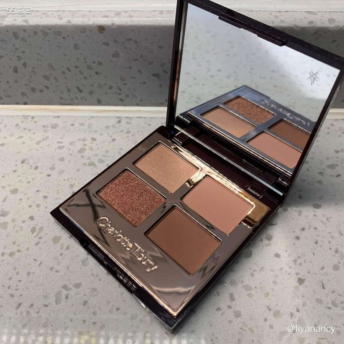 ✨Charlotte Tilbury的四色眼影盘真的是宝藏系