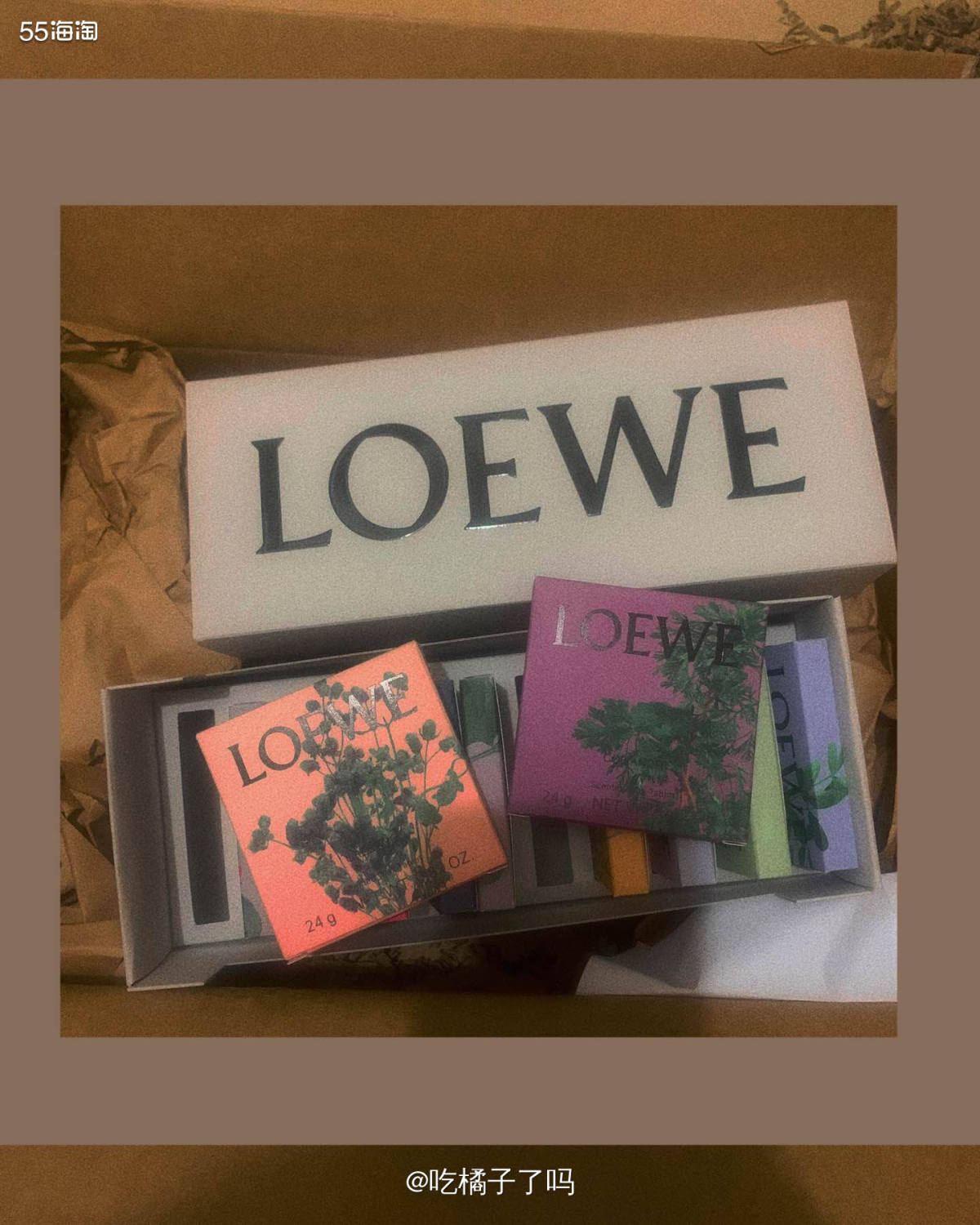🟥LOEWE是隶属于全球最大奢侈品集团LVMH，和LV一个