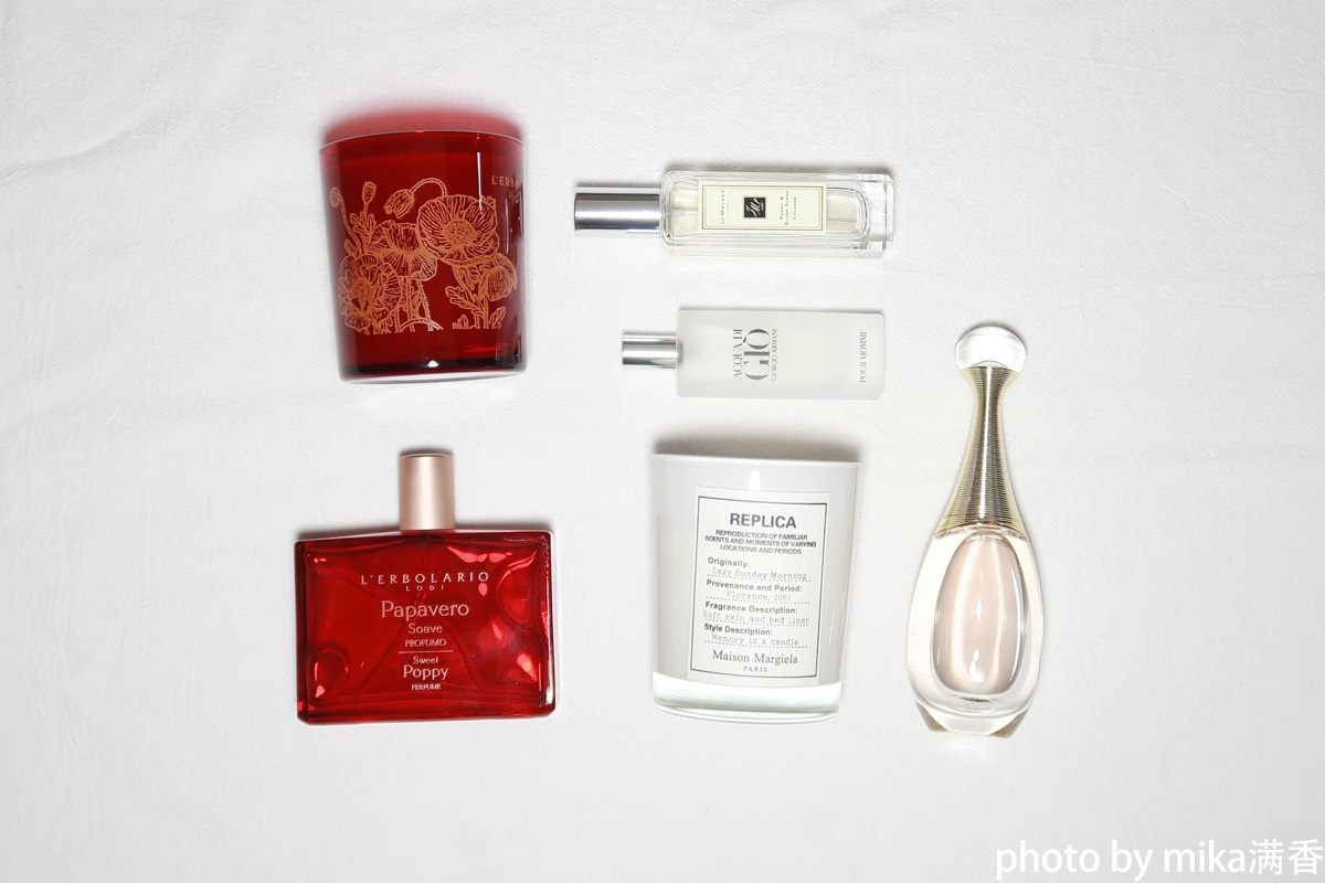 除了买来收藏用没问过味的和放在办公室里的香水以外，其他的都在