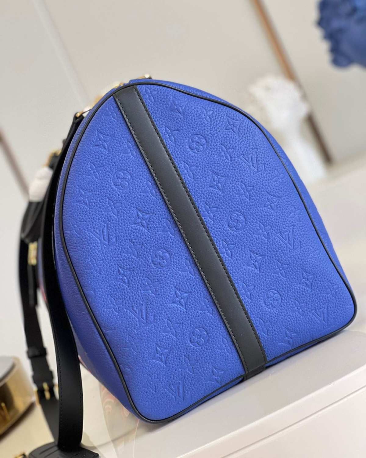 Lv Keepall Bandoulière 55 旅行袋浸
