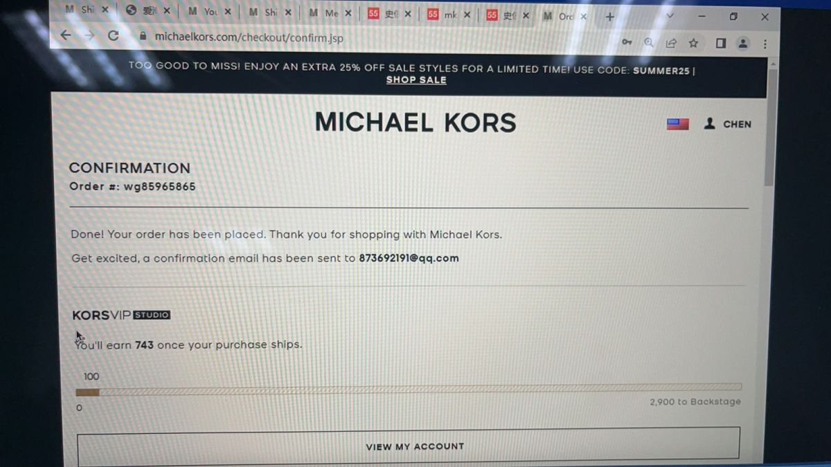 无意中搜到mk包包的折扣，发现价格超级低，此前从来没有海淘过