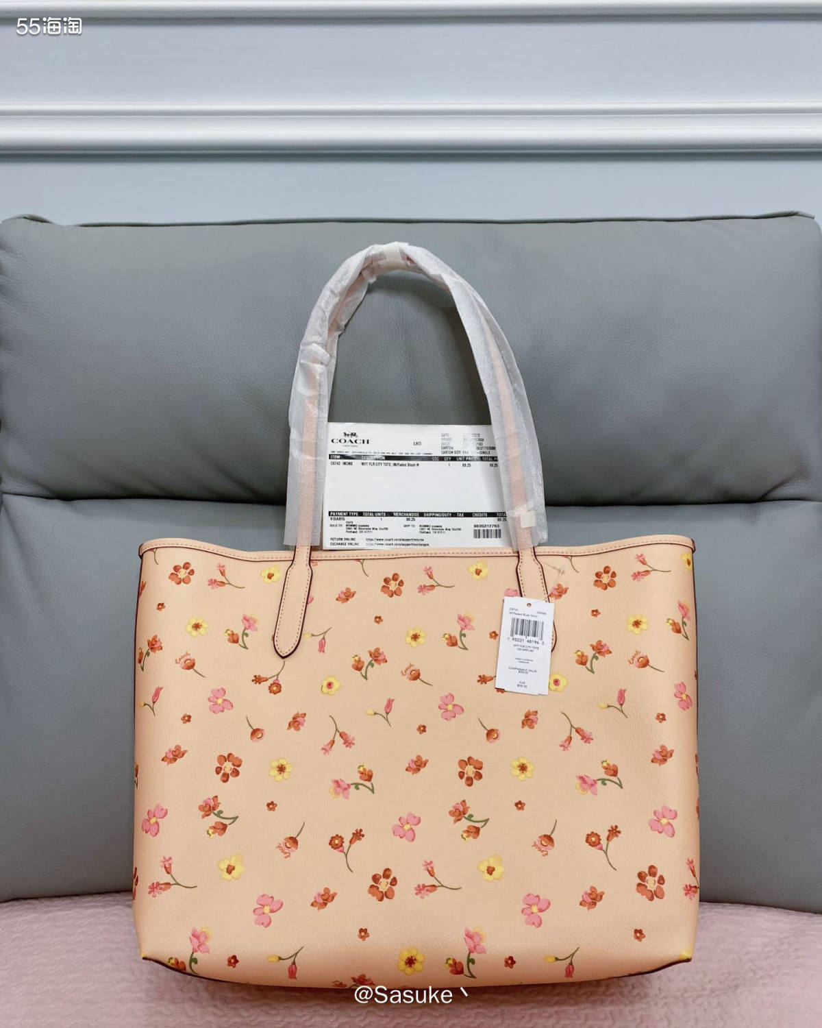 🌈 Coach Outlet85折活动时下了一单，尺寸：3