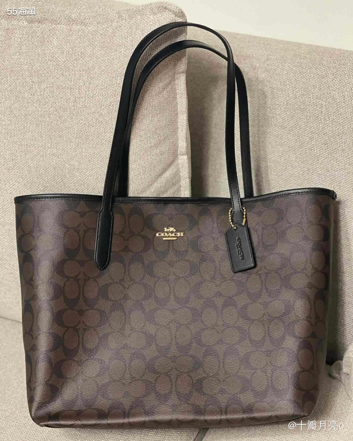 ☑️本次战利品： coach city tote  （Gol