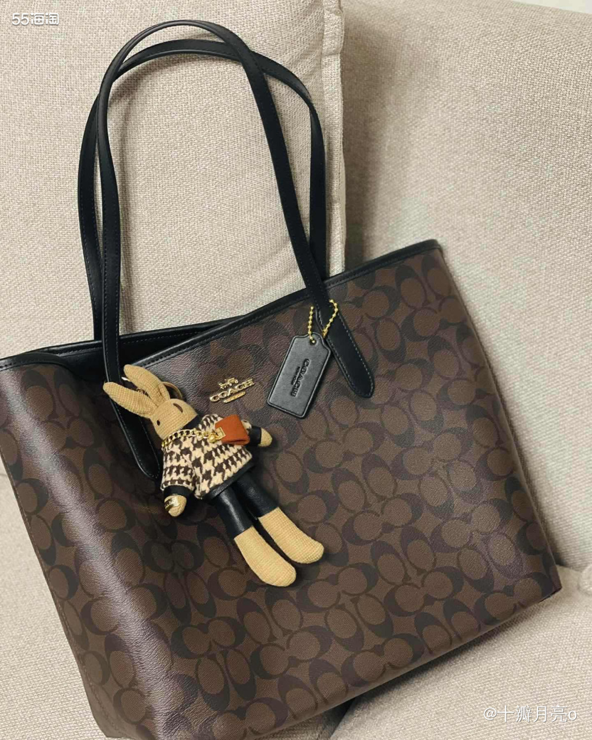 ☑️本次战利品： coach city tote  （Gol
