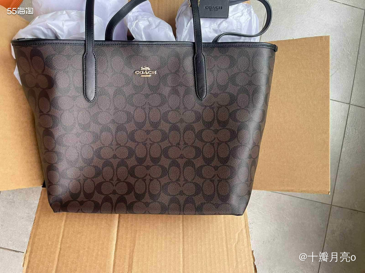 ☑️本次战利品： coach city tote  （Gol