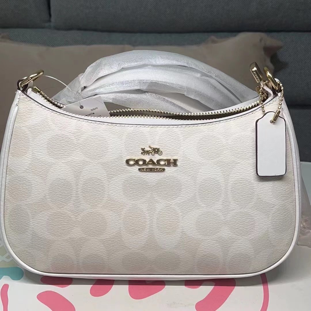Coach Outlet奥莱加拿大站入手的冰川白老花包 售价