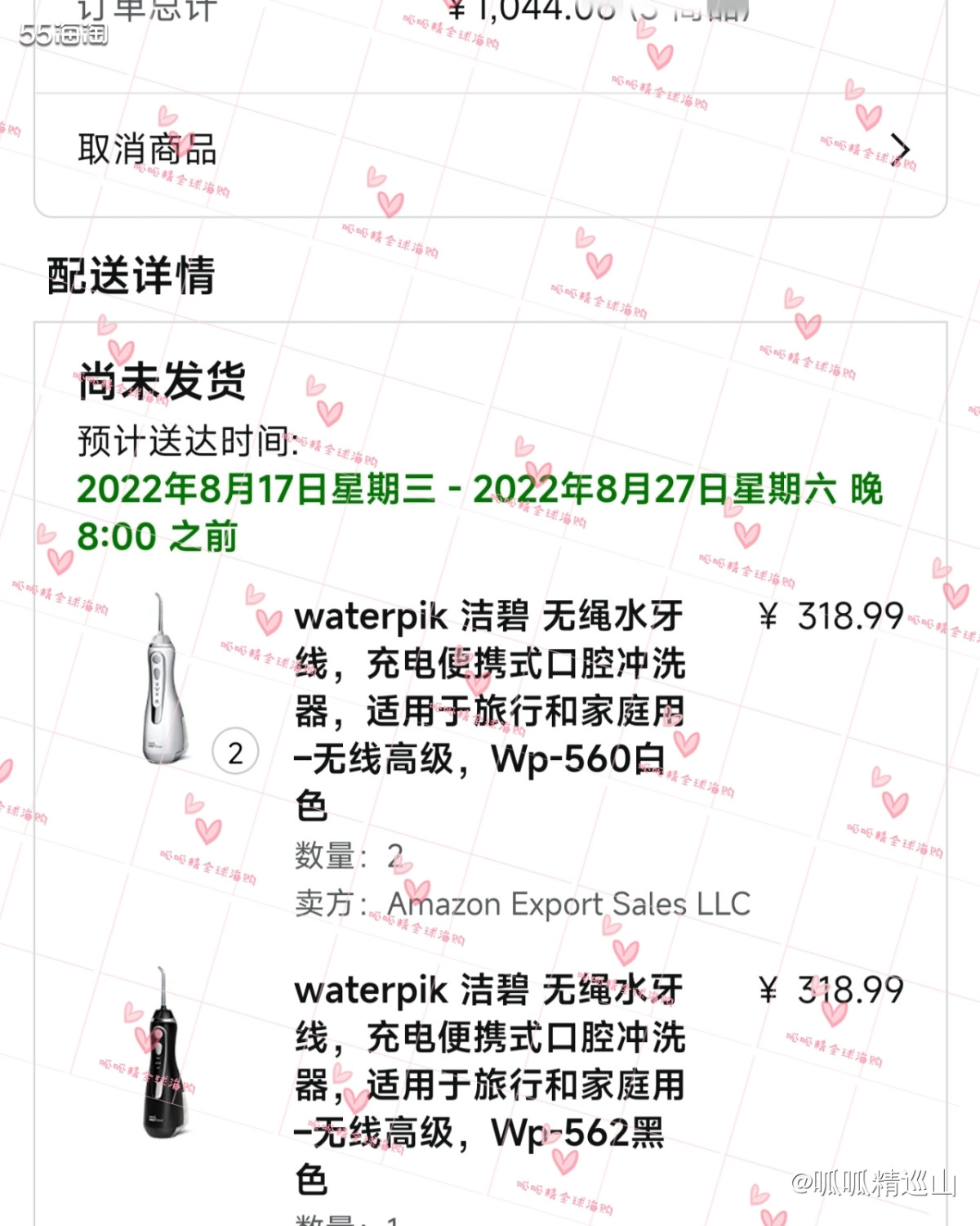 亚马逊海外购的洁碧水牙线地板价 今天你冲了吗 海淘攻略 55海淘社区