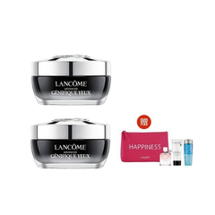 【小程序】【特惠组合装】LANCOME 兰蔻 全新小黑瓶精华发光眼霜 15ml*2 + 赠品：兰蔻小样套装