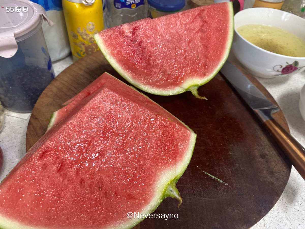 💛报恩榴莲和报恩西瓜来啦，这一次开瓜okk  ▪️55返利