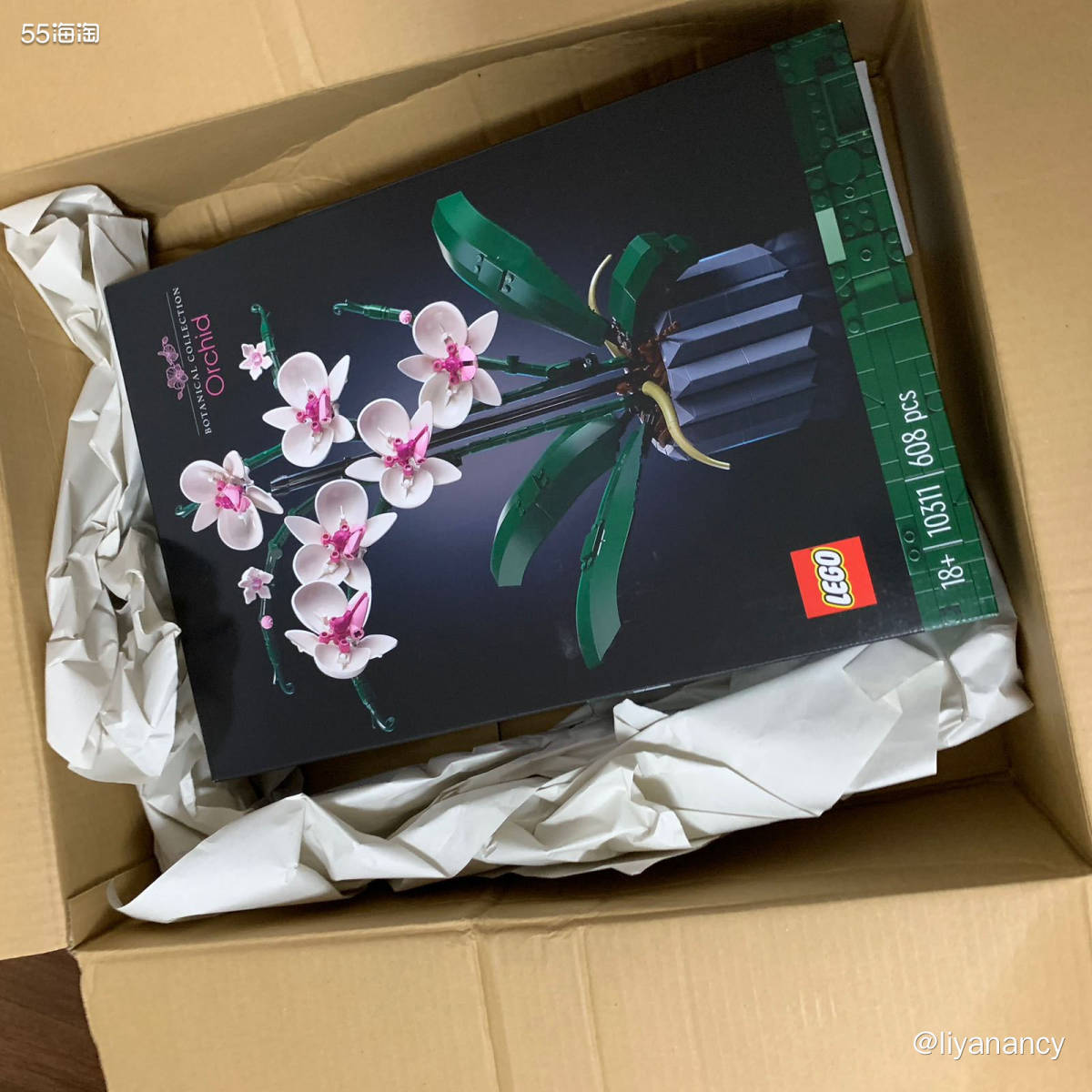 ✨亚马逊海外购新收到的乐高玩具，乐高兰花套装，7月13日下单