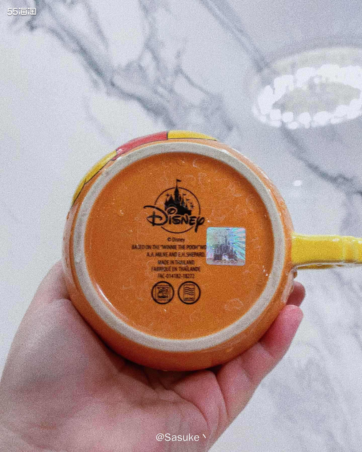 🌈迪士尼维尼熊陶瓷马克杯，19年去迪士尼玩的时候买的，非常