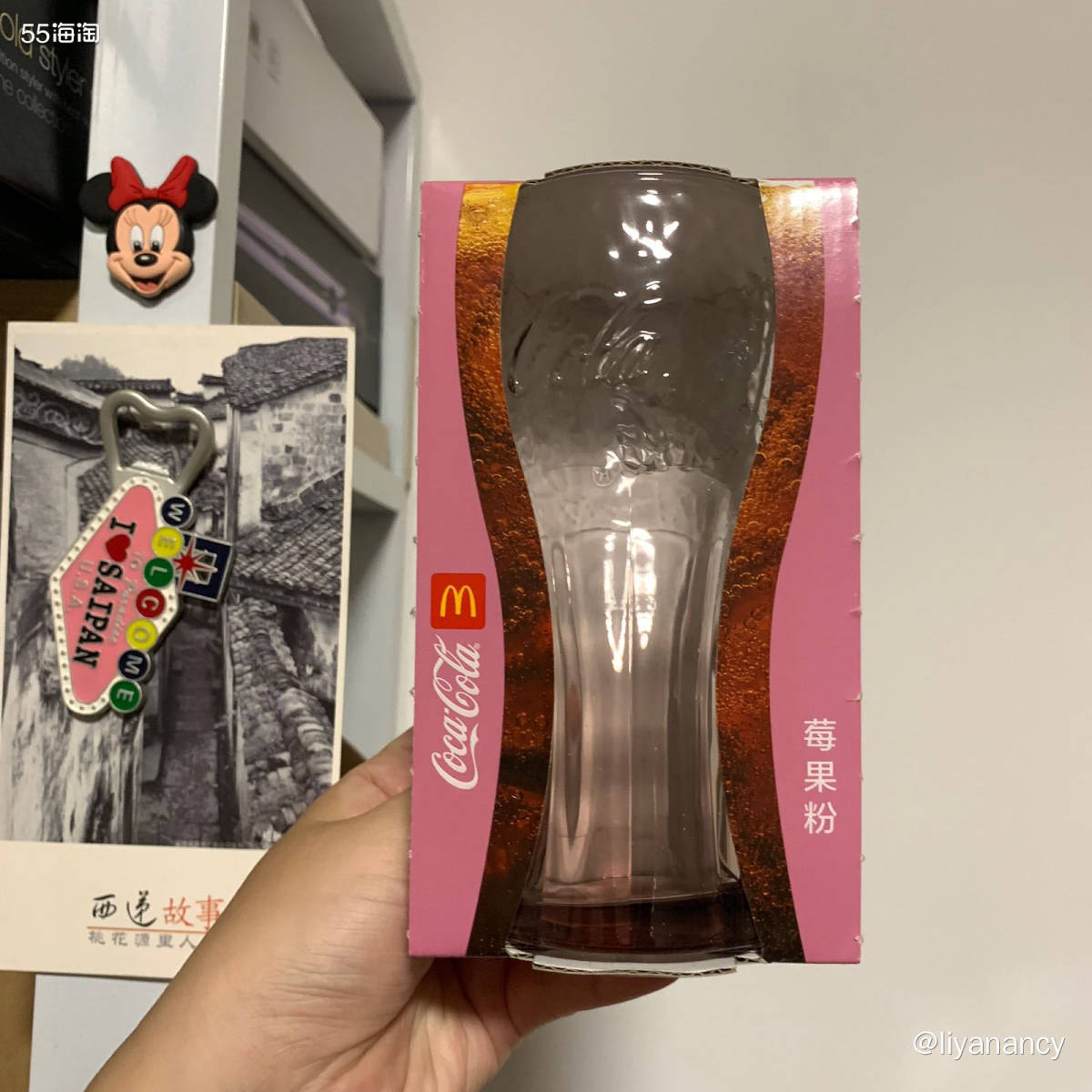 ✨这个可口可乐玻璃杯也是我很想分享的一款，这个杯子一度被我用