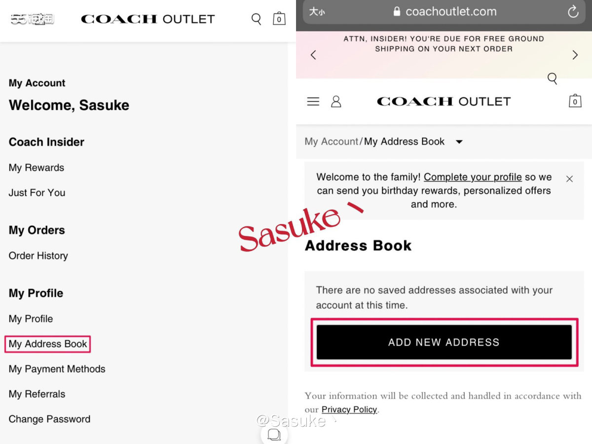 🌼 Coach Outlet海淘攻略：  1⃣️Coach