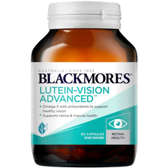 【3件用码P*Y3免邮】Blackmores 澳佳宝 叶黄素护眼胶囊（加强型）60粒（视网膜健康 眼睛更明亮）