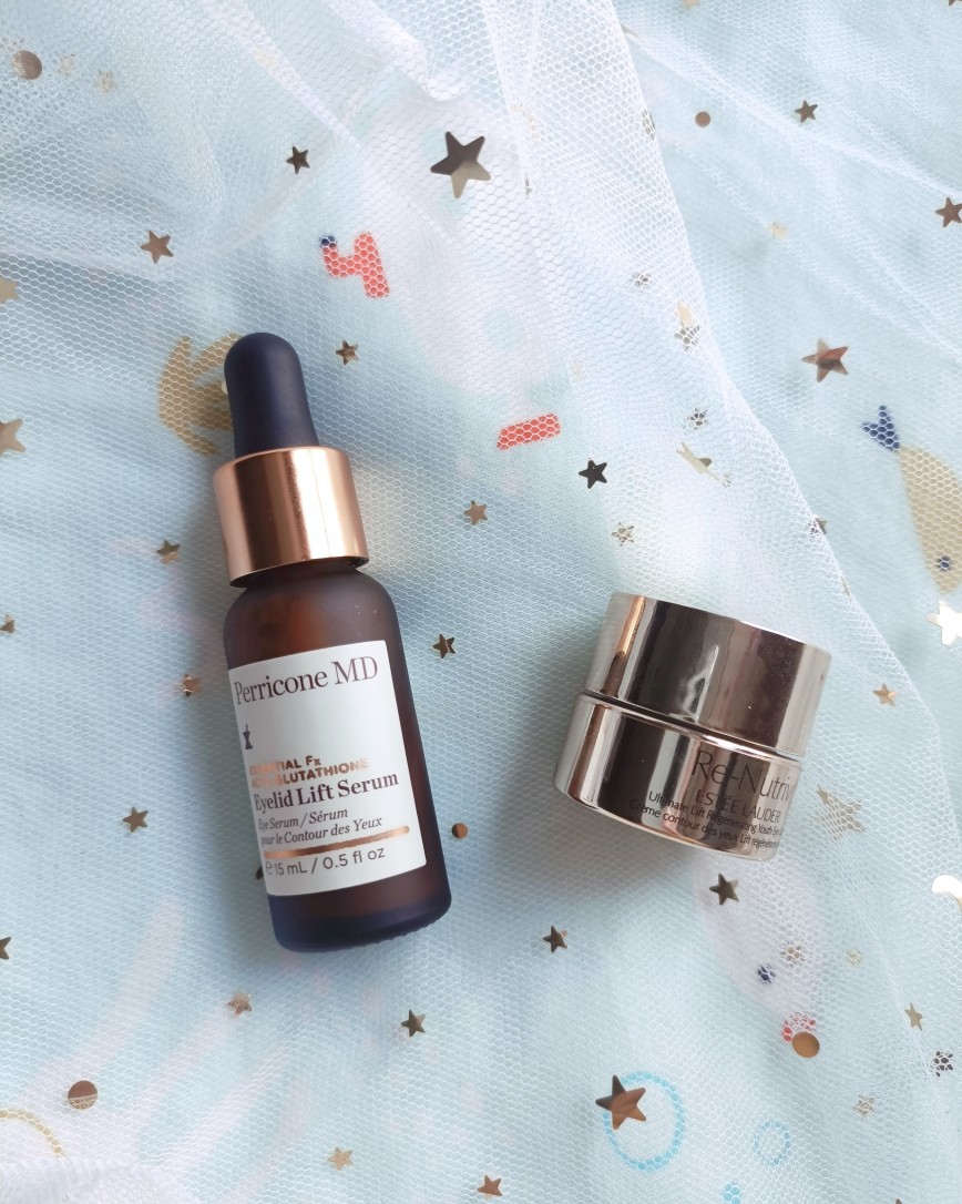 有些眼霜比如海蓝之谜鎏金眼霜挺润的了，我就不会叠加别的眼精华