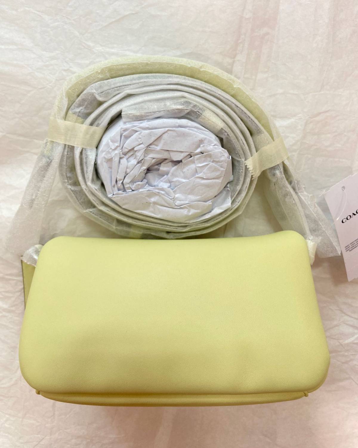 实物超好看哦 Coach 枕头包云朵包pillow tabb