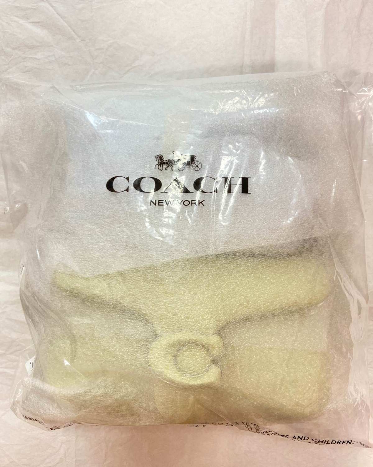 实物超好看哦 Coach 枕头包云朵包pillow tabb