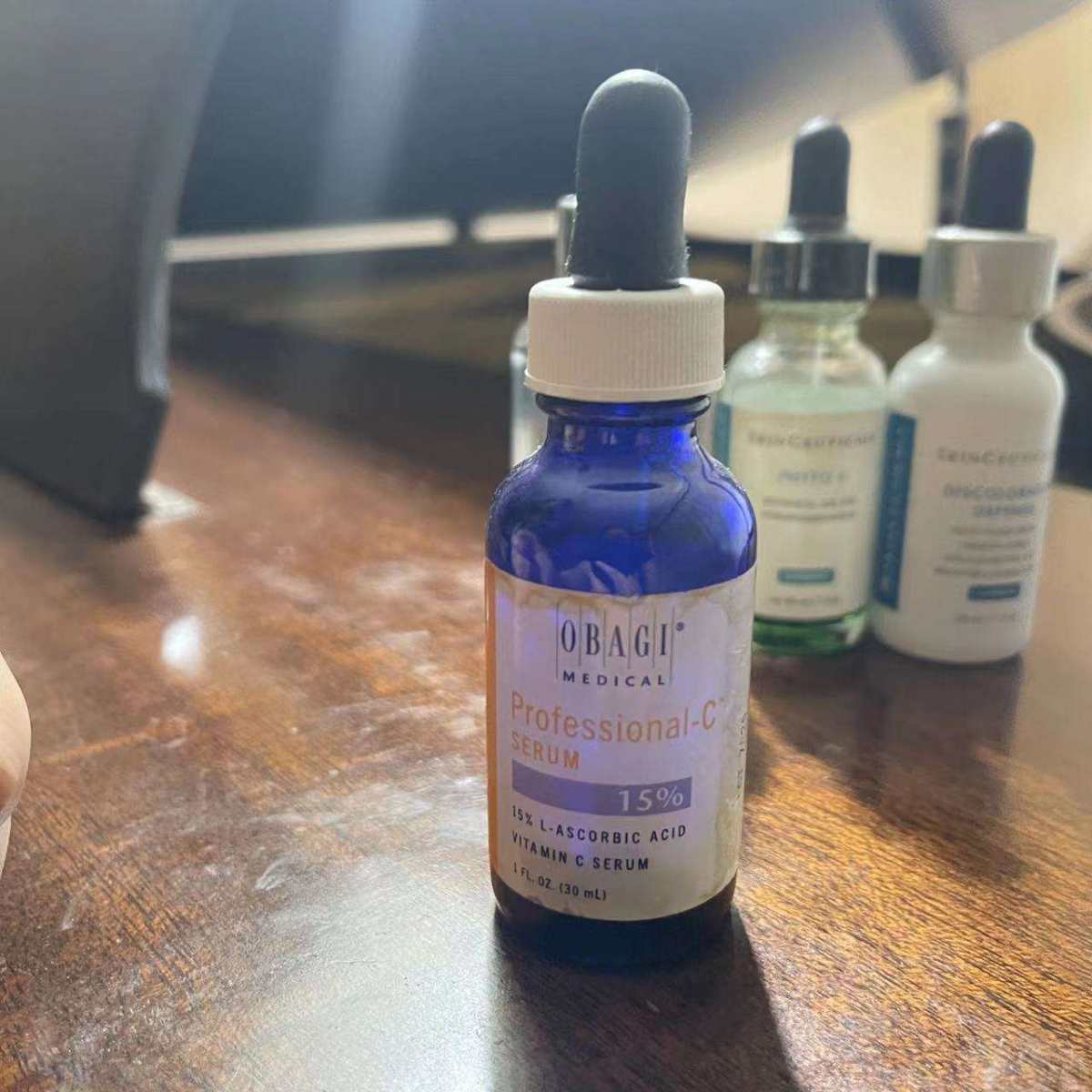 ❣️Obagi欧邦琪VC15%精华液有果香味，用之前要做好补