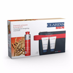 CLARINS 娇韵诗 男士焕活护肤套装(焕活神采乳液50ml+焕活洗发水30ml+焕活洗面奶30ml）