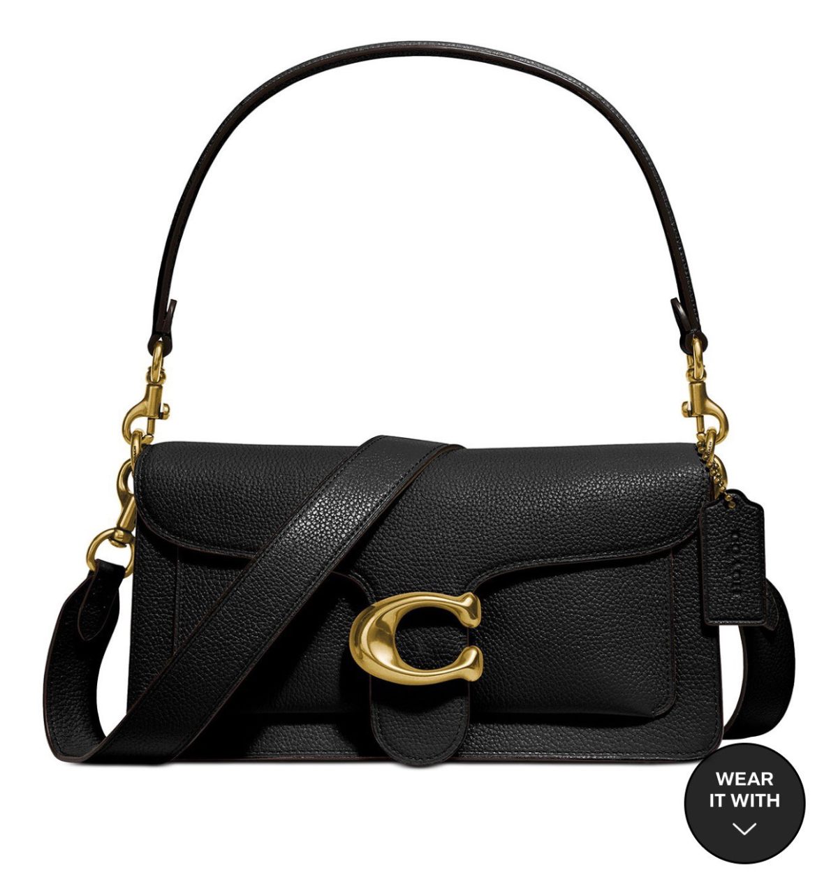 仓转中环 coach蔻驰tabby 26酒神包黑色,海淘攻略-55海淘社区