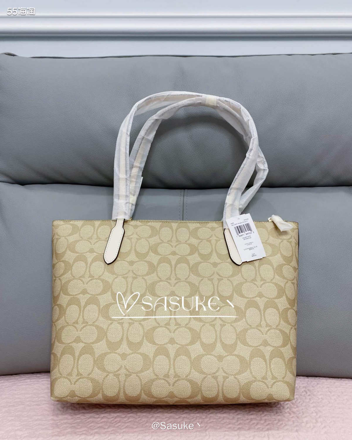 🌈Coach Outlet美国官网下单了Zip30奶茶色托