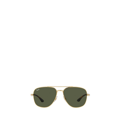 Ray-Ban RB3683 001/31 金色方形框太阳镜