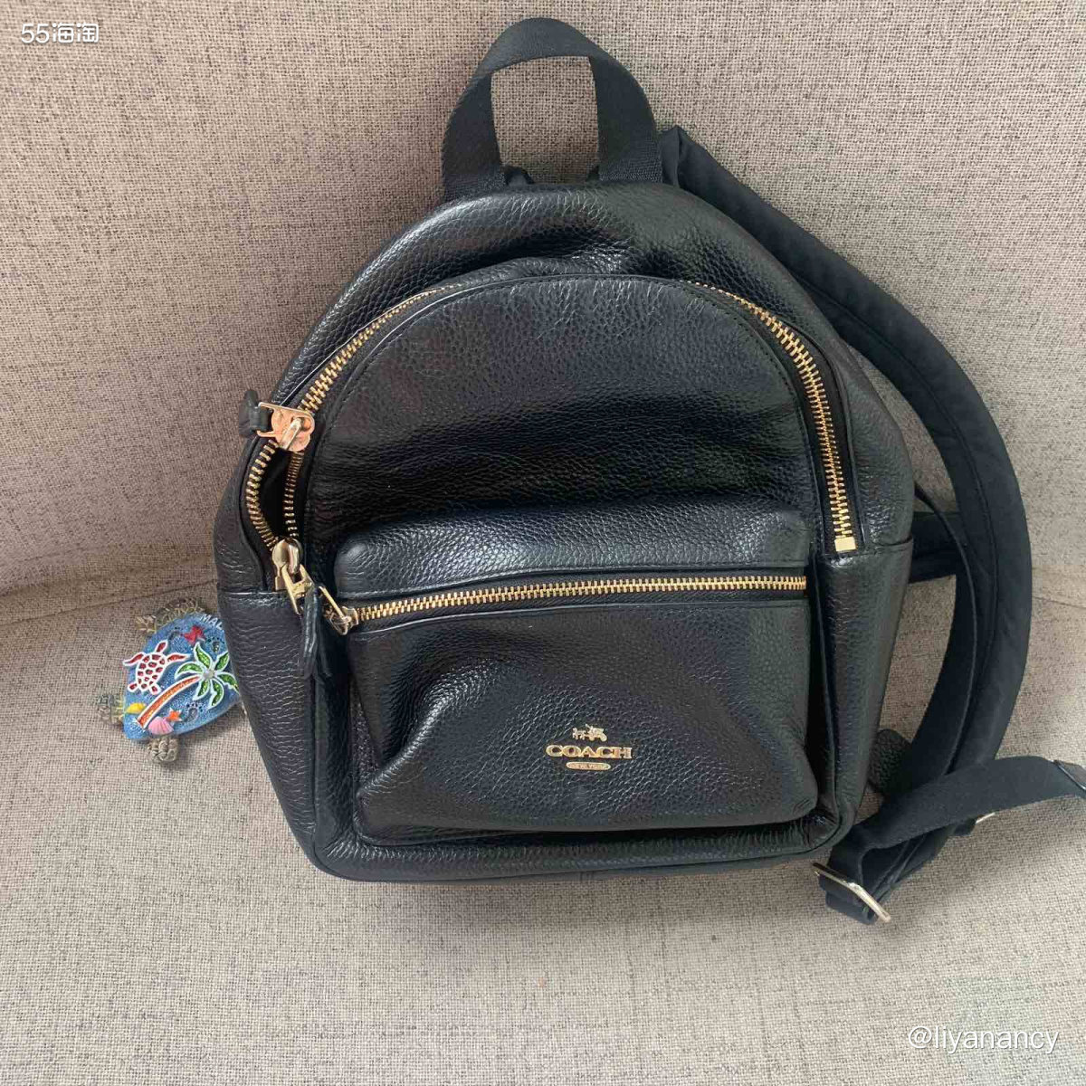 ✨这个coach双肩包的造型还是很经典的，现在很多品牌都出了