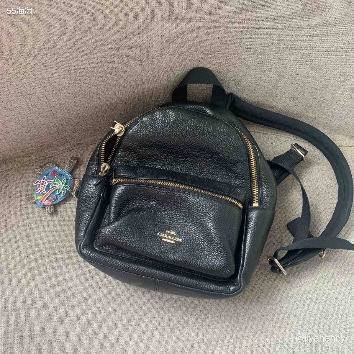 ✨这个coach双肩包的造型还是很经典的，现在很多品牌都出了