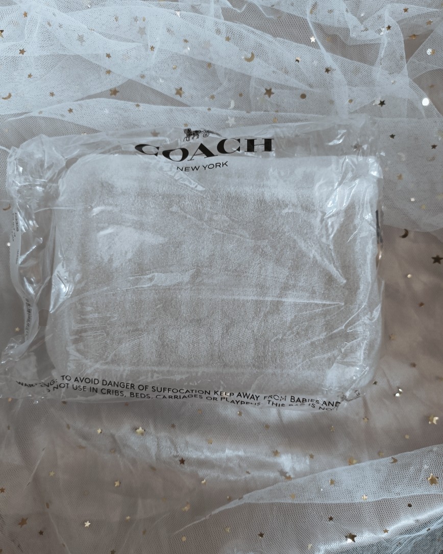 我的第二个coach包包到了，是我买的麻将包呢！  ⭐第一个