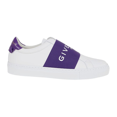 GIVENCHY纪梵希 女士紫色logo织带一脚蹬运动鞋板鞋