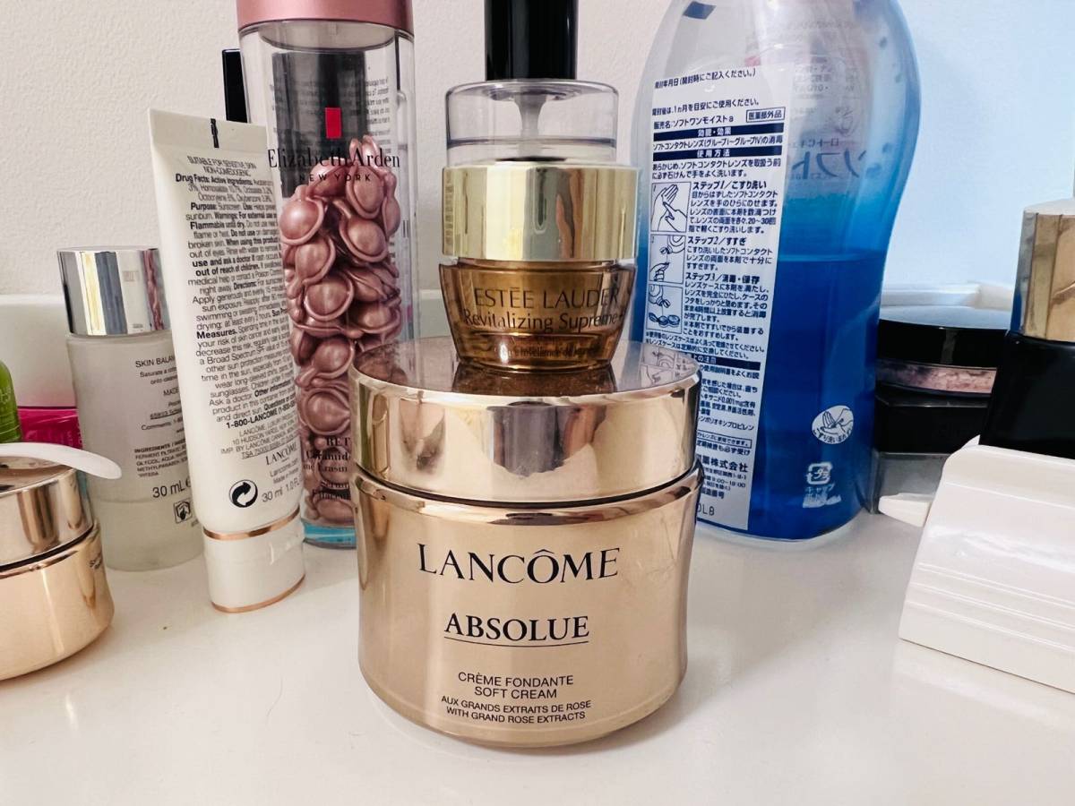 ✨ 兰蔻菁纯面霜60ml 在丝芙兰购买的 和眼霜是一个套装 