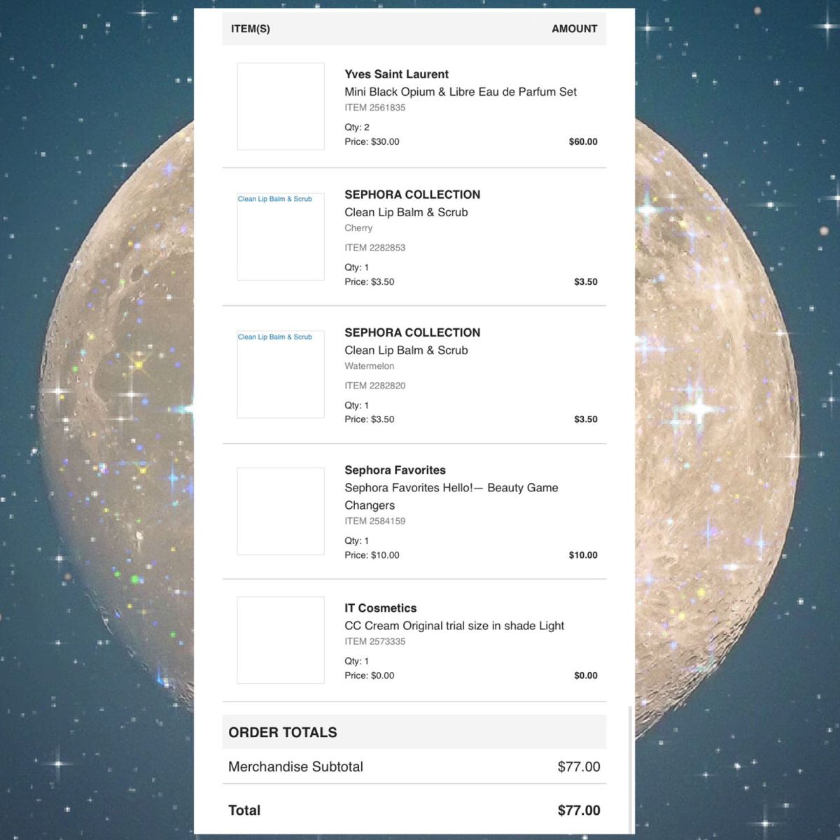 🌟转运公司：转运中国 🌟下式：礼卡下单+转中，花费77�