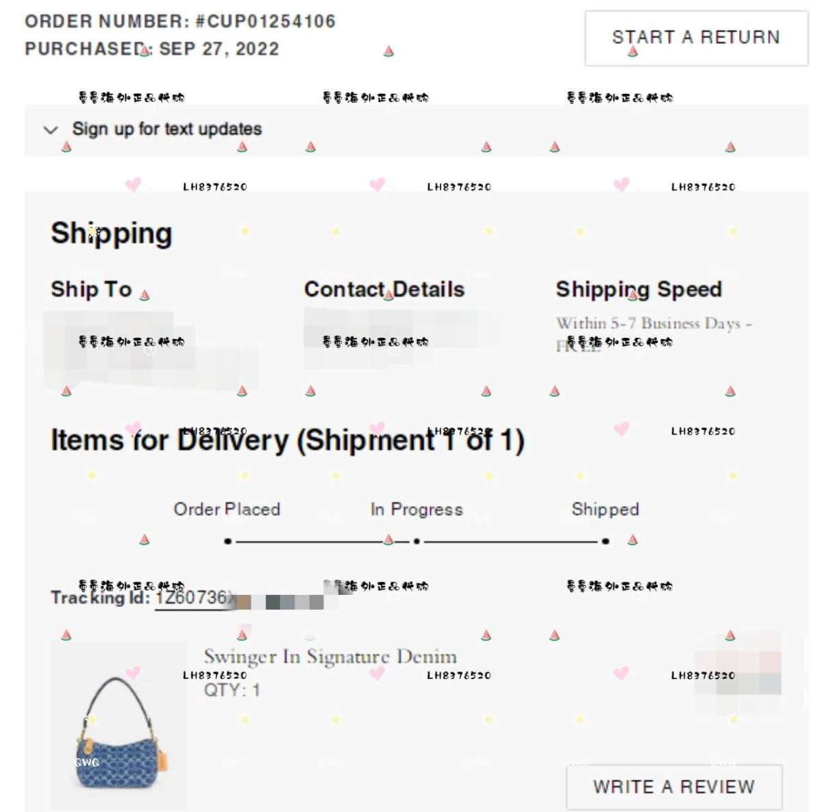 🌻剁手商品:Coach Swinger 23香布蕾丹宁牛仔