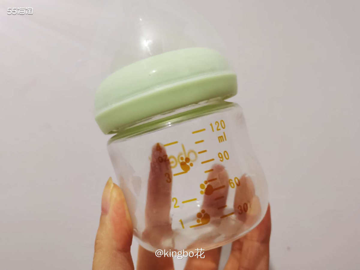 🔴欧贝妮婴幼儿奶瓶，玻璃材质矮胖造型小巧可爱  😄假期回