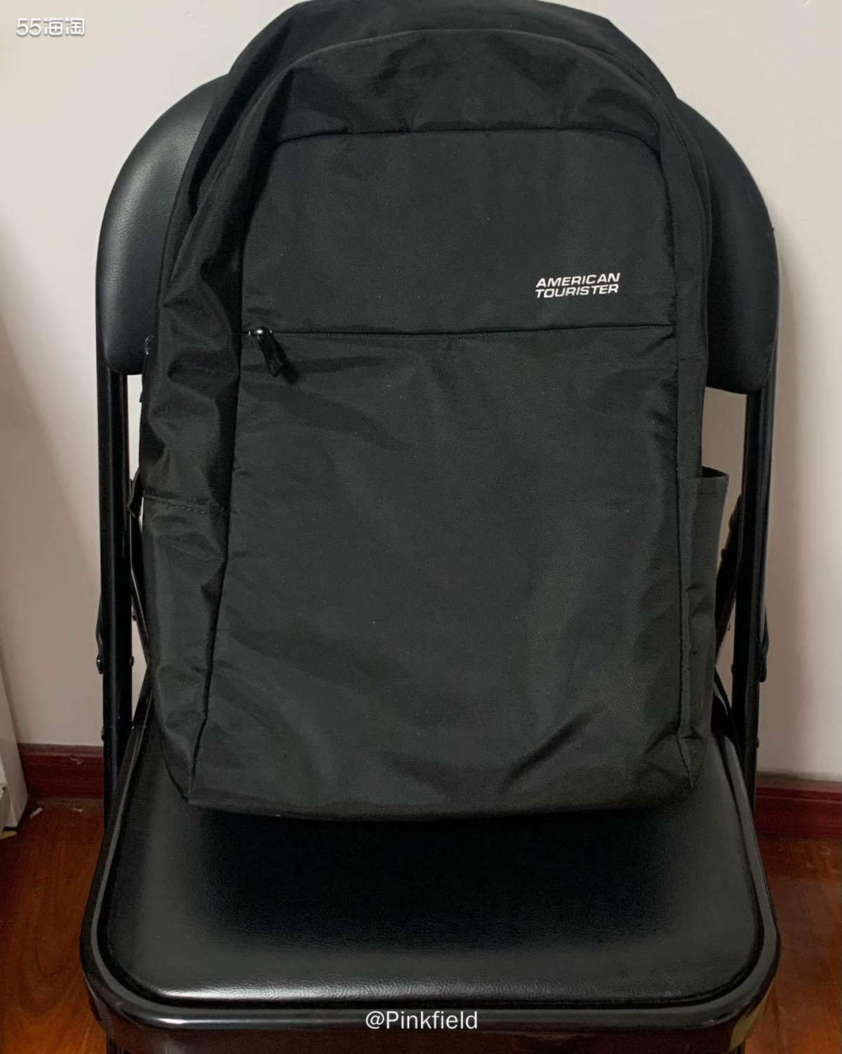 🎒这个美旅双肩包是去年办招商运通卡的时候送的新人礼，刚好猪