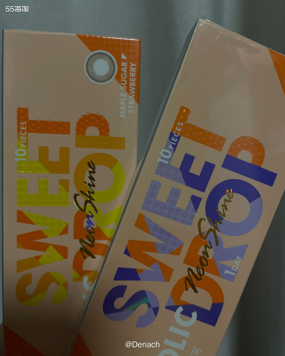 🍑国庆和姐妹吃饭的时候看到有美瞳实体店，有试戴的戴了很久都