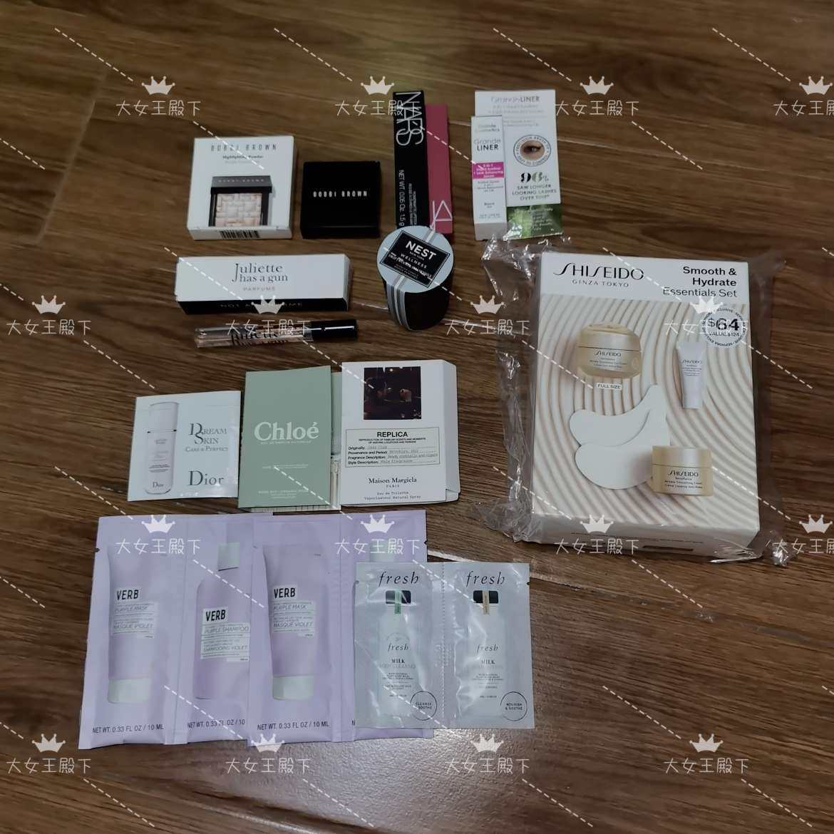 丝芙兰买的一箱  资生堂盼丽风姿眼霜礼盒 买的时候用code