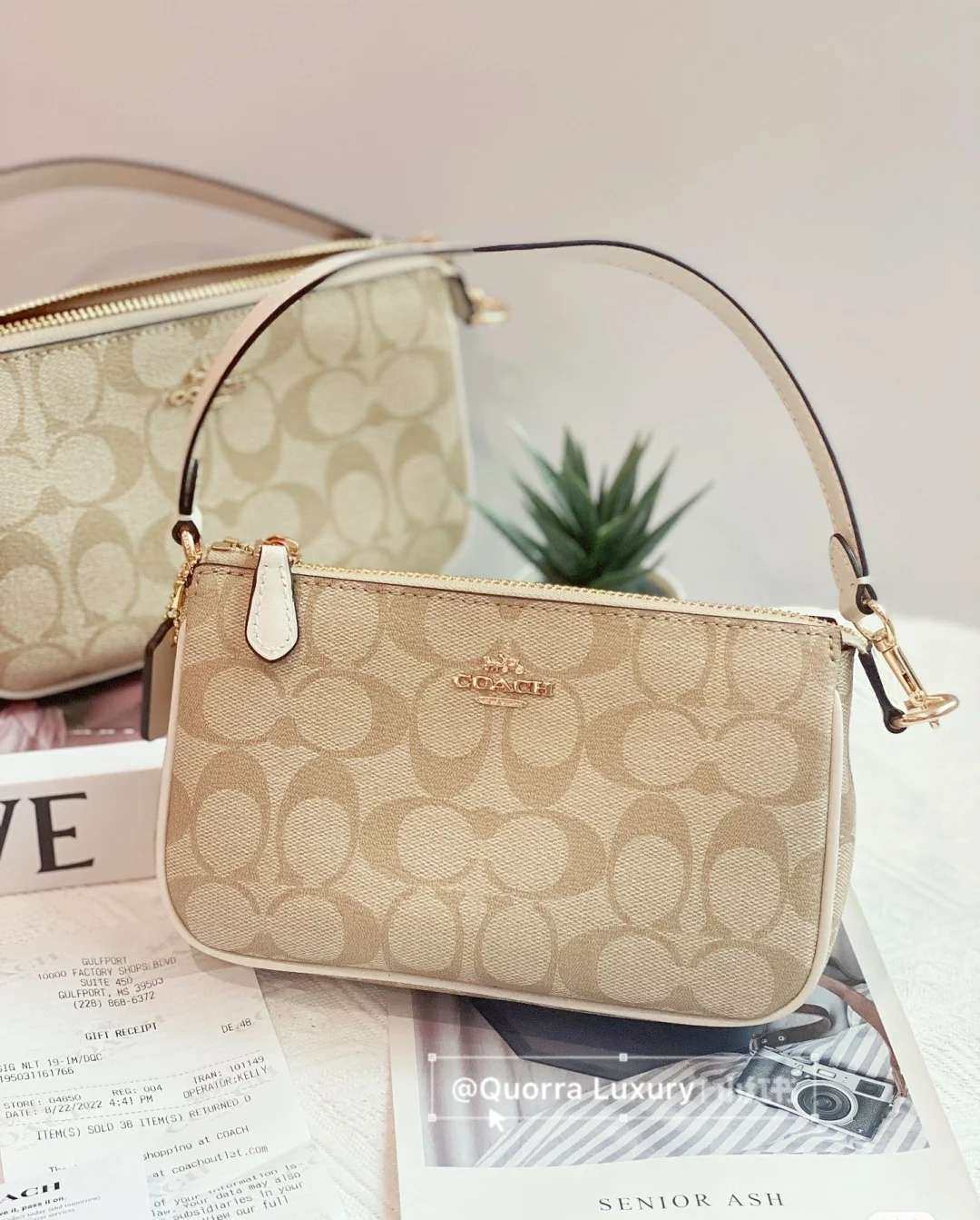 🌻剁手商品:coach zip拉链款30 托特包+ nol