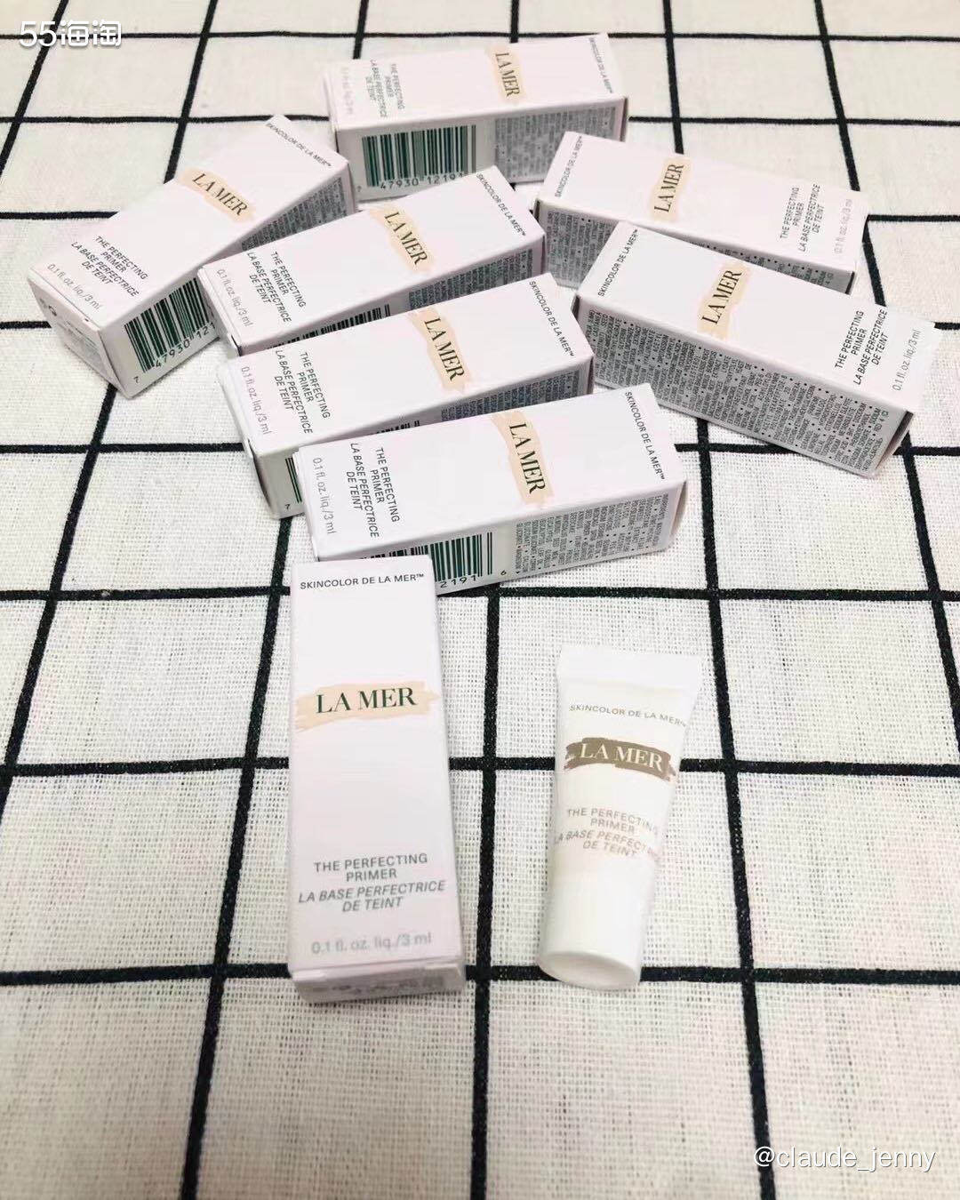 海蓝之谜美国官网购入，美版鎏光焕变柔焦妆前凝乳，3ml小样。