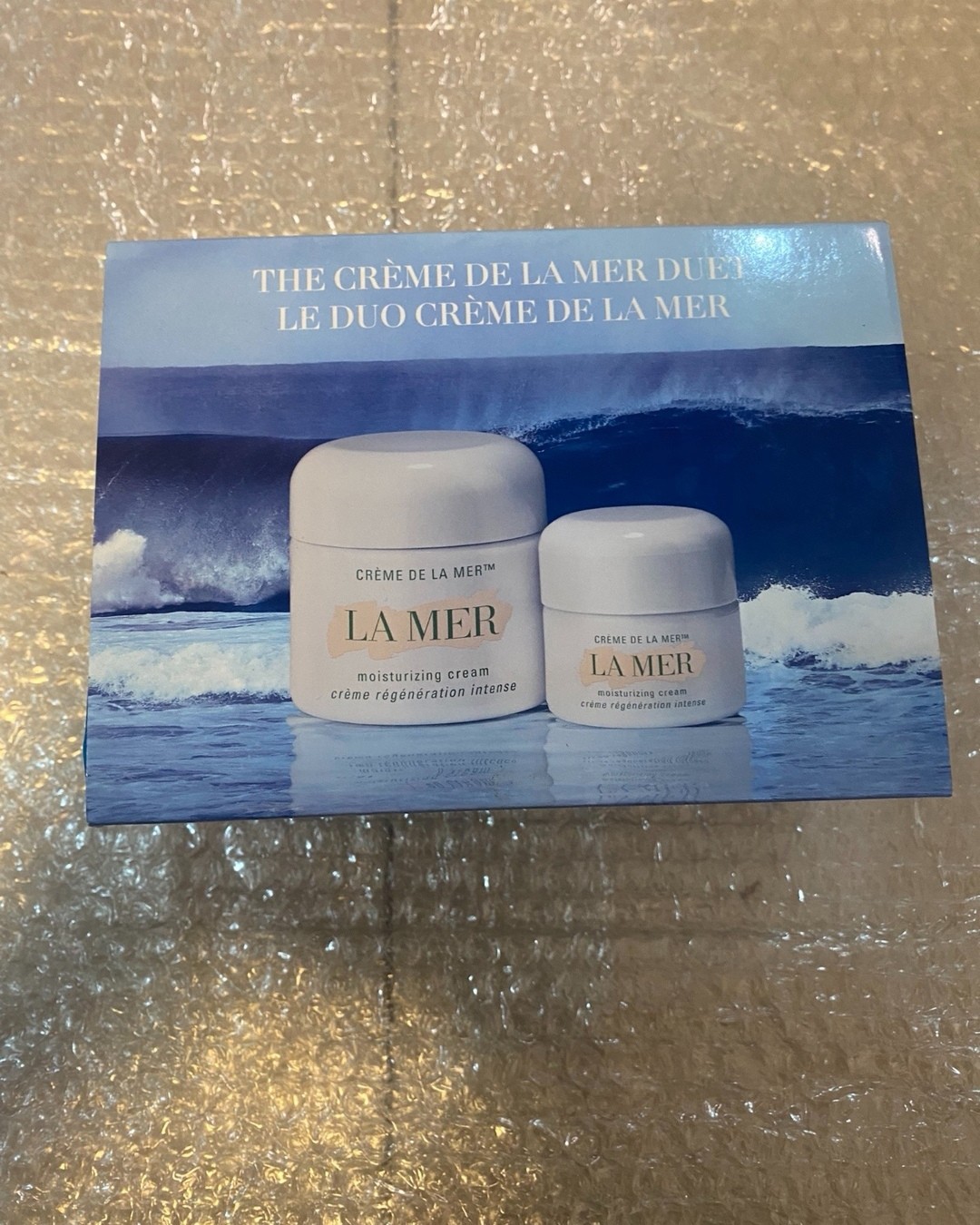 🇺🇸昨天刚收到的包裹，lamer官网买的面霜套盒，60m