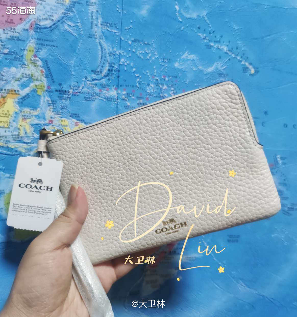 Coach麻将包nolita19，奶茶色，现货858包邮  