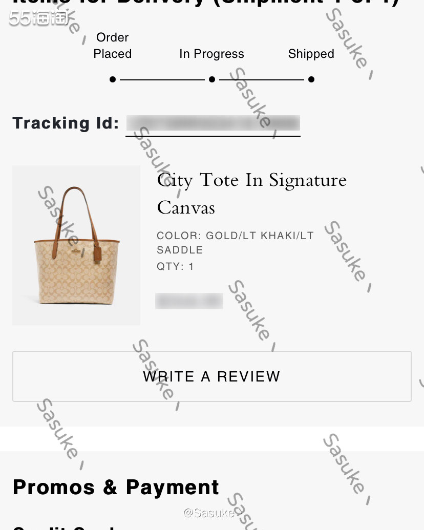 🌼Coach Outlet美国官网下单，之前没绑定定手机号