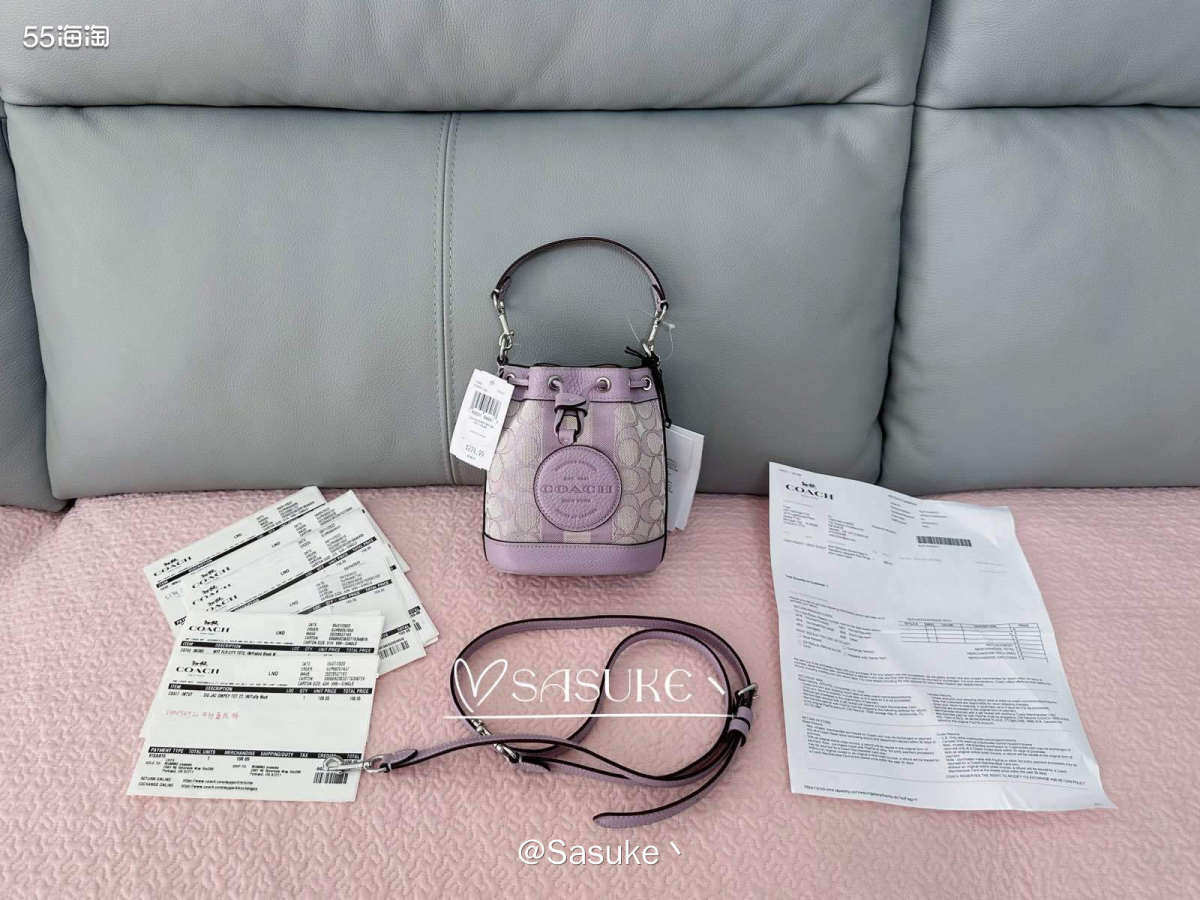 🌈Coach Outlet美国官网捡漏到紫色小水桶和 De