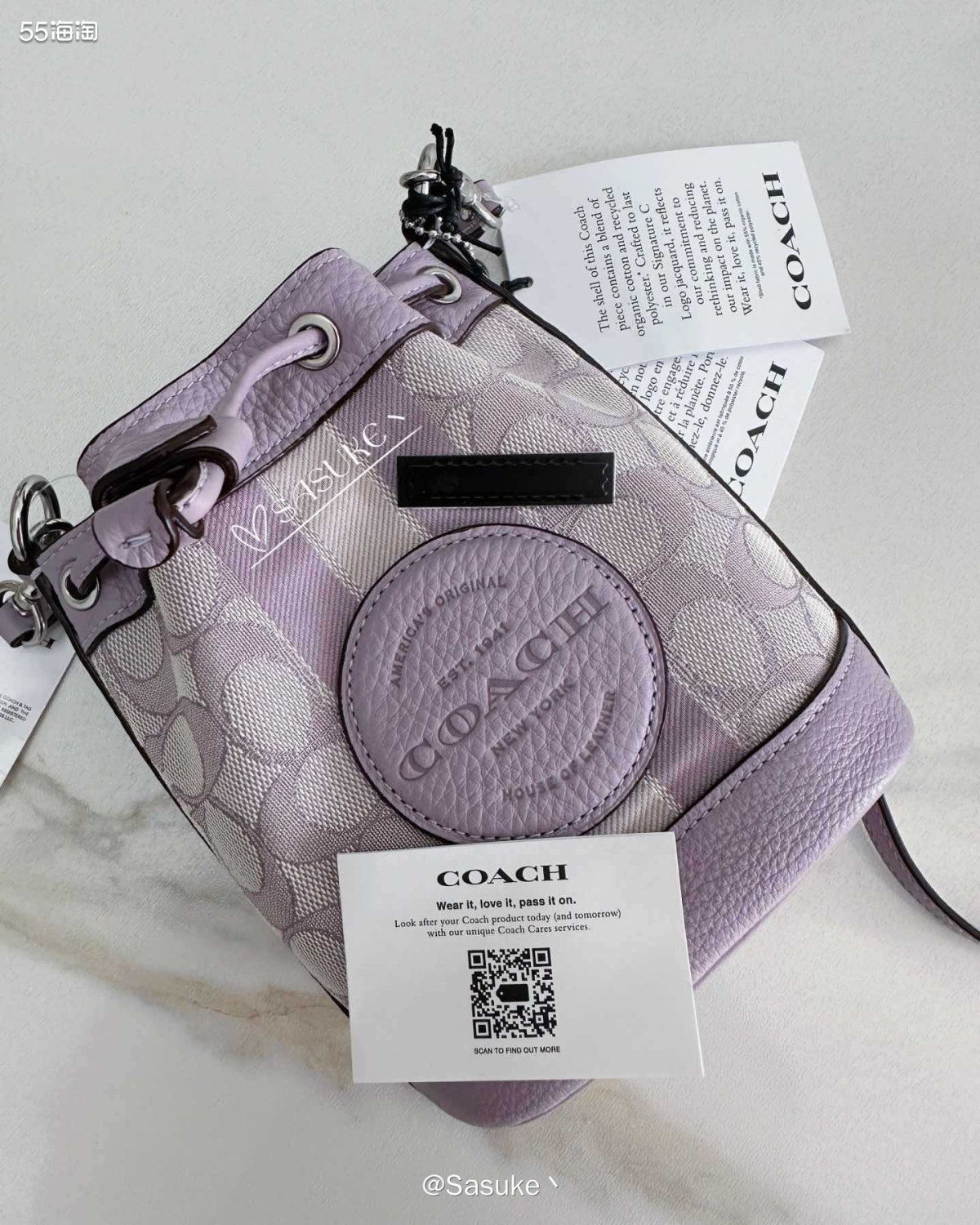 🌈Coach Outlet美国官网捡漏到紫色小水桶和 De